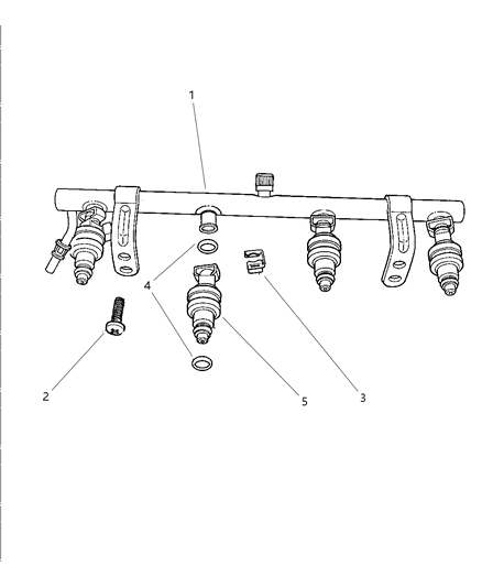 1998 Chrysler Sebring Fuel Rail Diagram 1