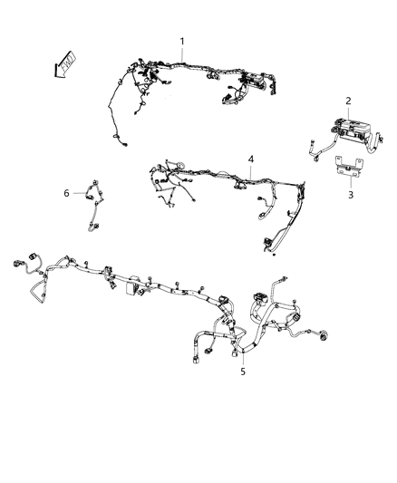 2014 Ram 5500 Wiring-Dash Diagram for 68211121AC