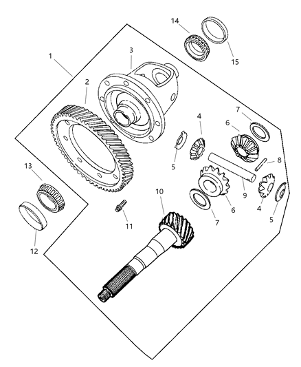 1997 Dodge Neon Differential Diagram