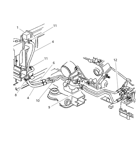 1997 Dodge Intrepid Transmission Oil Cooler Diagram