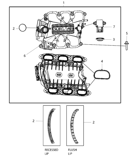 2010 Chrysler Town & Country Intake Manifold Diagram 2