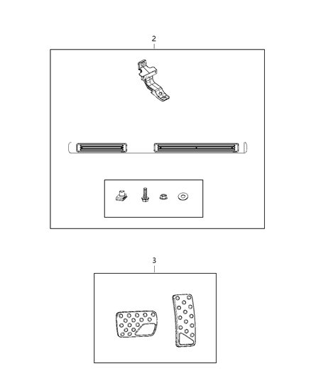 2017 Jeep Grand Cherokee Conversion Kit, Appearance Diagram