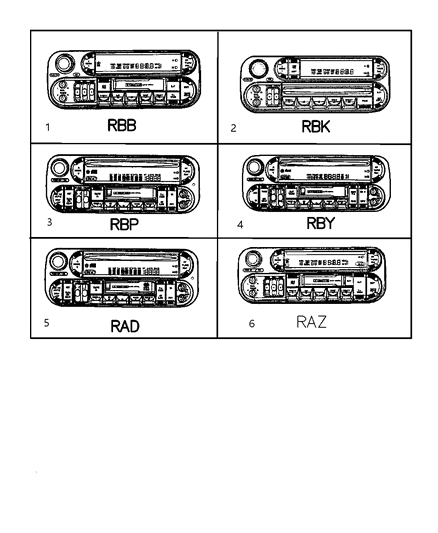 2002 Chrysler Sebring Radios Diagram