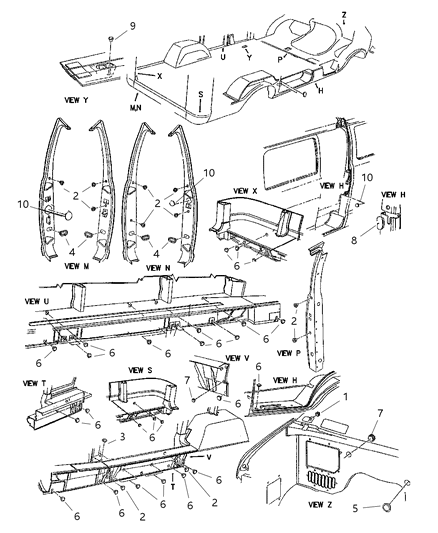 1997 Dodge Ram Van Plugs Diagram