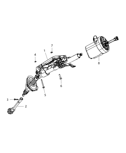 2012 Dodge Charger Steering Column Diagram