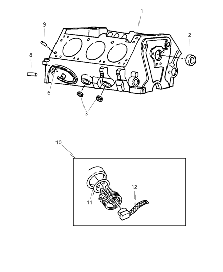 1999 Dodge Durango Cylinder Block Diagram 1