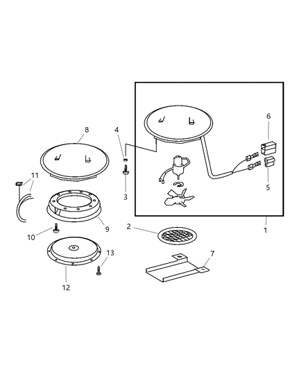 2006 Dodge Sprinter 2500 Ventilator, Roof Vent Diagram