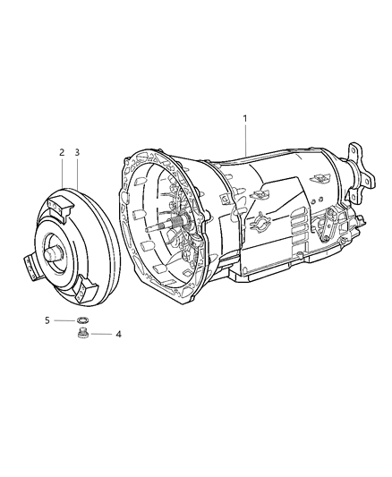 2006 Chrysler Crossfire Transmission Assembly Diagram 2