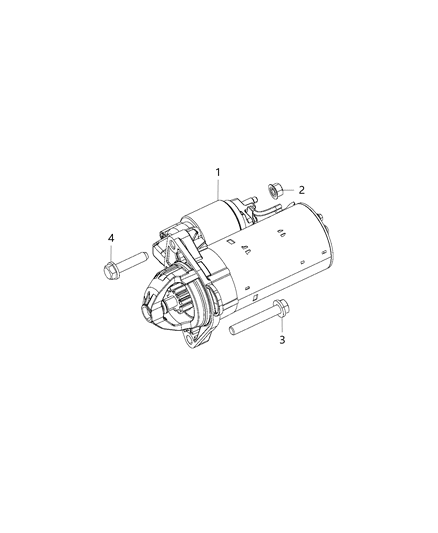 2018 Ram 1500 Starter Diagram 2