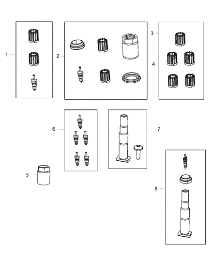 2015 Dodge Challenger Tire Monitoring System Diagram