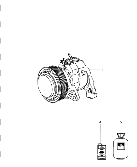 2009 Dodge Ram 4500 A/C Compressor Diagram