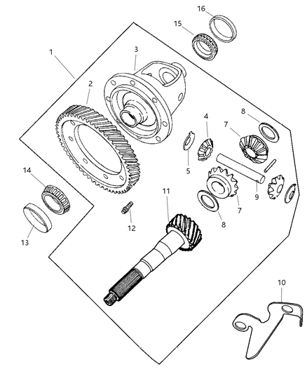 2004 Dodge Neon Differential Diagram