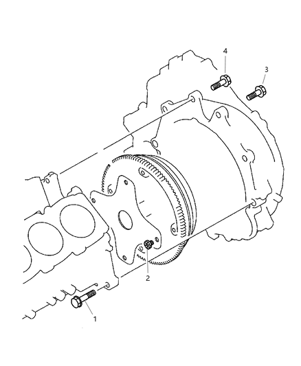 2005 Dodge Stratus Transaxle Mounting Diagram 1