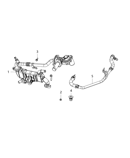 2020 Ram 1500 EGR Cooling System Diagram