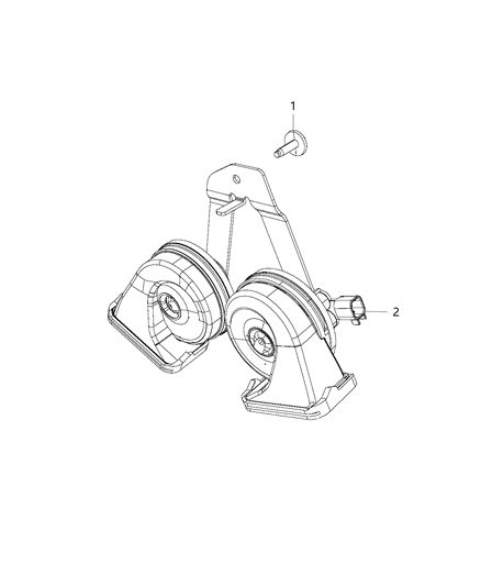 2019 Ram 1500 New Style Horn Diagram