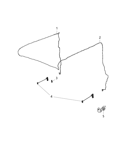 2021 Ram ProMaster 2500 Wiring - Door & Liftgate Diagram