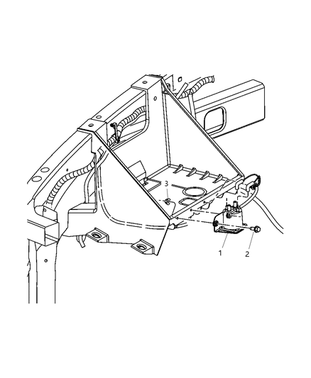 2008 Dodge Ram 3500 Bracket Diagram for 56029173AB