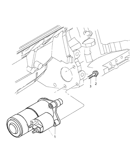 1999 Chrysler Sebring Convertible Starter - Engine Starter Motor Diagram