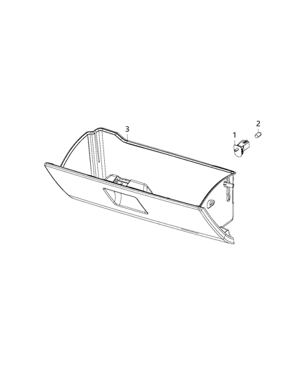 2018 Ram 1500 Switch, Glove Box Lamp Diagram