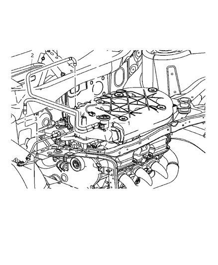 2007 Chrysler Pacifica Solenoid & Vacuum Harness Diagram