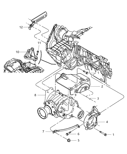 2004 Chrysler Pacifica PTO Unit Diagram for 4641966AD