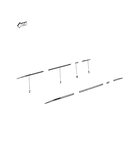 2019 Ram 1500 Decal-QUATER Panel Diagram for 68425417AA