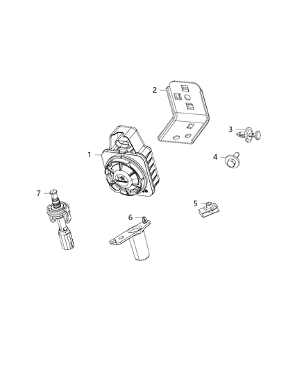 2019 Jeep Grand Cherokee Siren - Alarm Diagram