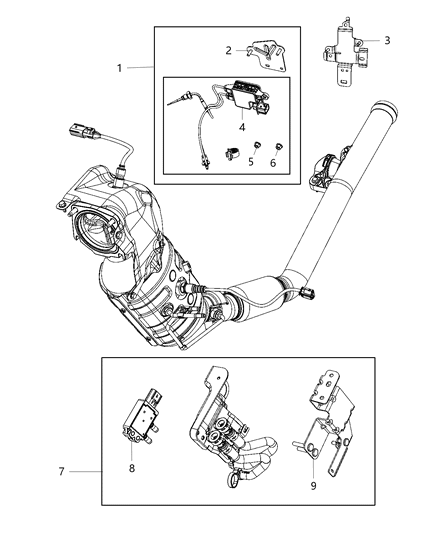 2018 Jeep Wrangler Bracket-Mounting Diagram for 68369983AA