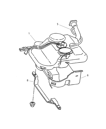 1997 Chrysler Concorde Fuel Tank Diagram