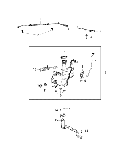 2018 Jeep Wrangler Front Washer System Diagram 4