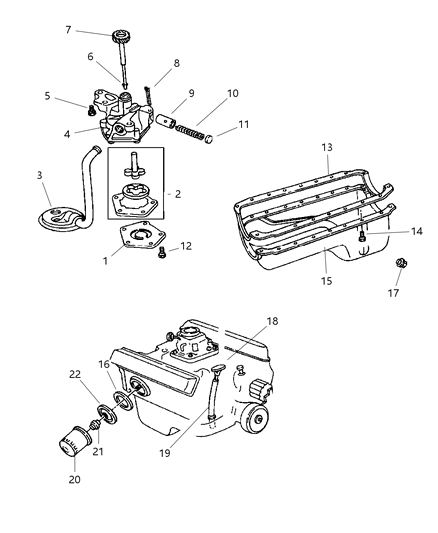 2000 Dodge Durango Engine Oiling Diagram 2