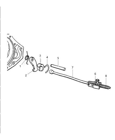 2002 Dodge Ram Wagon Parking Sprag Diagram 1