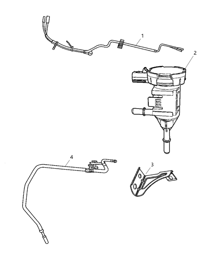 2007 Dodge Ram 3500 Cab Chassis Emission Control Vacuum Harness Diagram