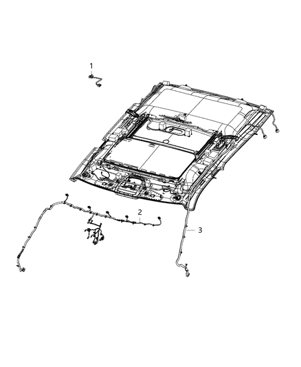 2020 Ram 2500 Wiring - Overhead Diagram