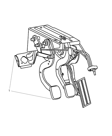 1999 Dodge Viper Accelerator Pedal Diagram