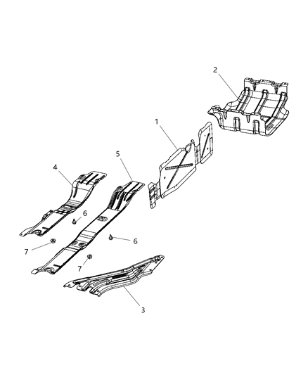 2008 Dodge Ram 4500 Under Body Protection Diagram
