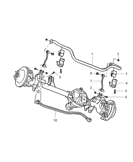 2003 Jeep Grand Cherokee DAMPER Diagram for 5017512AA