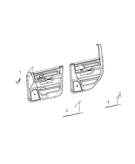 2019 Ram 4500 Lamps, Interior Diagram 1