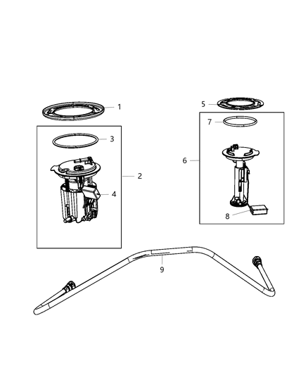 2017 Jeep Compass Fuel Pump Module Diagram