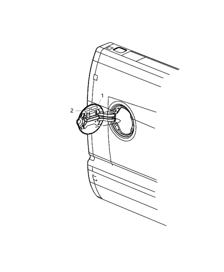 2020 Ram 2500 Fuel Filler Door Diagram