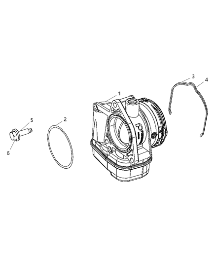 2009 Jeep Patriot Throttle Body Diagram 1