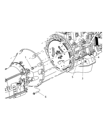 2007 Dodge Nitro Transmission Mounting Diagram 2