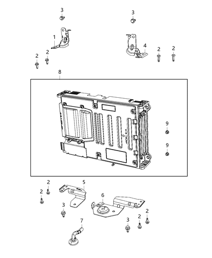 2020 Ram 1500 New Style Start/Stop Diagram