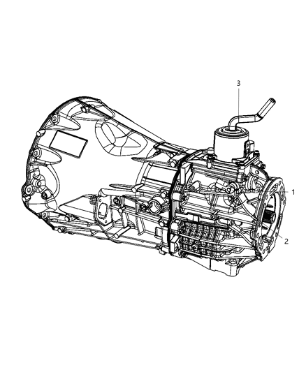 2012 Jeep Wrangler SHIFTER-Tower Diagram for 68089757AA