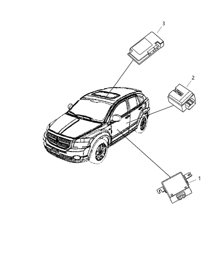 2009 Jeep Compass Modules Diagram