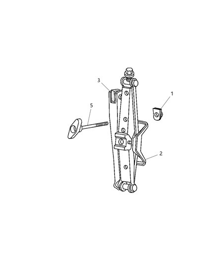 2005 Dodge Caravan Jack Assembly Diagram