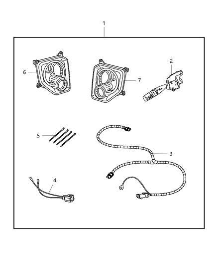 2009 Jeep Liberty Headlamp Diagram for 55157338AD