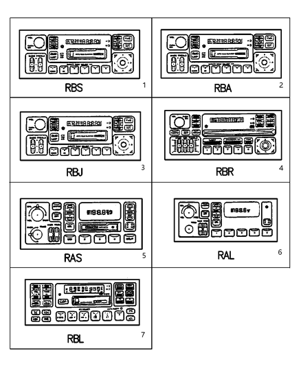1999 Dodge Neon Radio-AM/FM Cassette With Cd Cont Diagram for 4704378AD