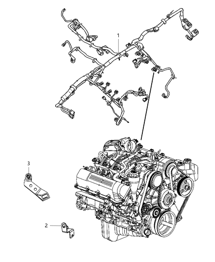 2012 Jeep Liberty Wiring-Engine Diagram for 68091850AC
