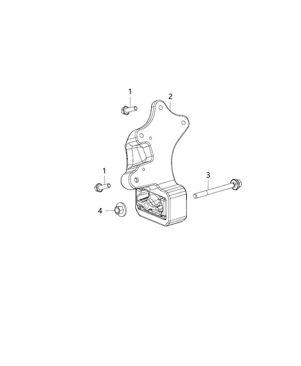 2021 Ram 1500 Engine Mounting Right Side Diagram 1